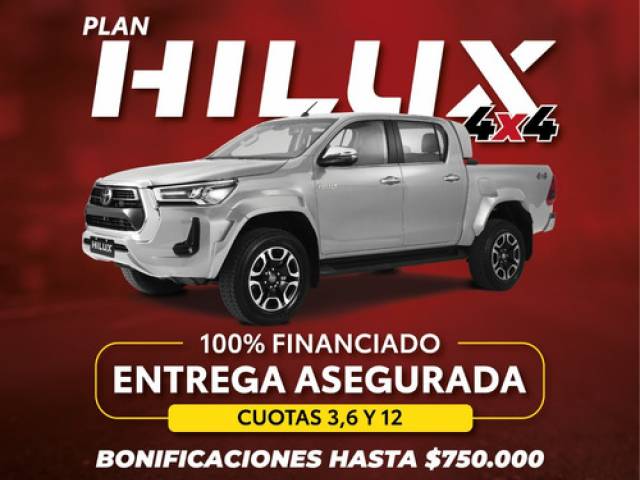 Toyota Hilux 2.4 Cd Dx 150cv 4x4 2023 dirección hidráulica 4x4 Villa Luro