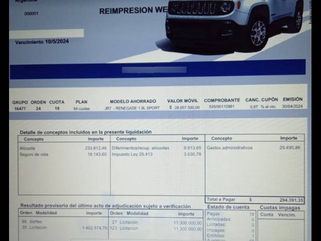 Jeep Renegade 1.8L Sport Sport $3.800